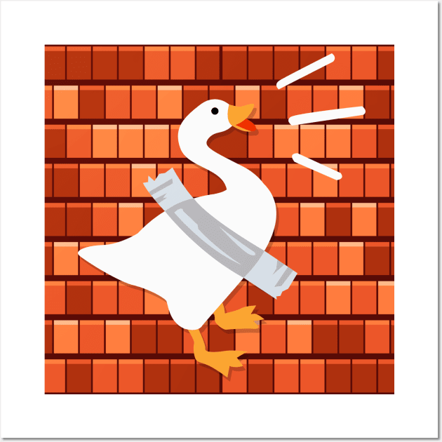 Untitled Duck Taped Goose Wall Art by DigitalCleo